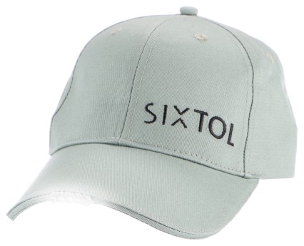 Gorra con luz LED B-CAP 25lm, recargable, USB, talla única, verde