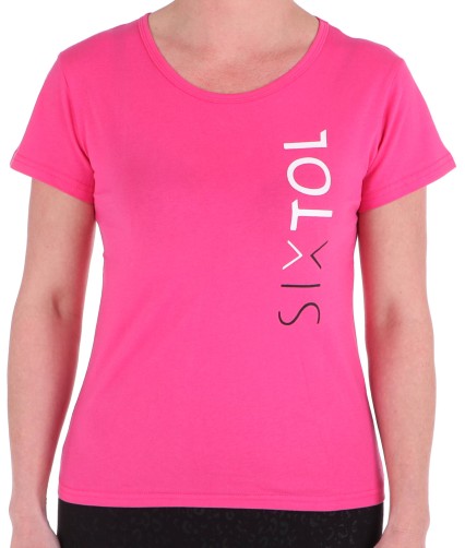 CAMISETA DE MUJER, rosa, talla S, 100% algodón