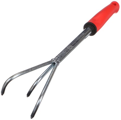 Cultivador de mano, longitud 360 mm, mango ergonómico