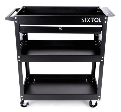 Carro de taller para herramientas MECHANIC TROLLEY ROGER DRAWER, 3 estantes + 1 cajón