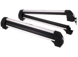 Portaequipajes de techo para esquís, snowboards y wakeboards con cerradura ROOF SKI, 76 cm, capacida