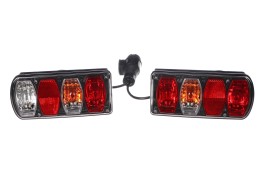 Juego de luces con cable y enchufe de 13 pines para portabicicletas E-BIKE PREMIUM - pieza de repues