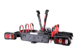 Portabicicletas para enganche E-BIKE 3 PREMIUM - 3 bicicletas eléctricas, capacidad 60 kg, plegable