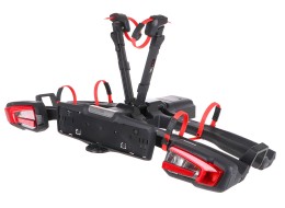 Portabicicletas para enganche E-BIKE 2 PRO - 2 bicicletas eléctricas, capacidad 60 kg, plegable