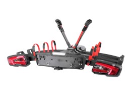 Portabicicletas para enganche E-BIKE 3 PRO - 3 bicicletas eléctricas, capacidad 60 kg, plegable