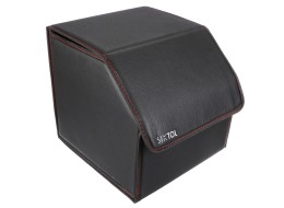 Organizador de maletero CAR COMPACT LEATHER S, 1 compartimento, plegable, con tapa