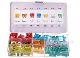 Juego de fusibles automotrices tipo cuchilla MECHANIC FUSE SET 1, 5-30A, 120 uds