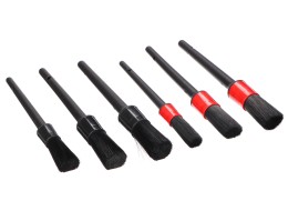 Juego de cepillos de precisión para limpiar el coche CAR DETAILING BRUSH 6, 6 piezas