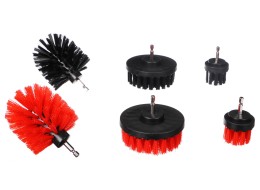 Juego de cepillos para taladro para limpieza del coche CAR DETAILING DRILL BRUSH 6, 6 piezas