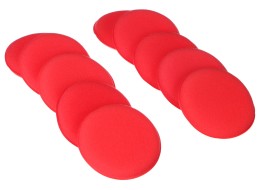 Juego de almohadillas de pulido para cera del coche CAR DETAILING WAX PAD 10, 10 piezas