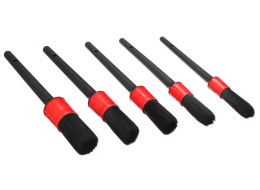 Juego de 5 cepillos de precisión suaves para limpieza del coche CAR DETAILING BRUSH 5 SOFT, 5 piezas