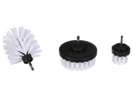 Juego de cepillos para taladro para limpieza del coche CAR DETAILING DRILL BRUSH 3 SOFT, 3 piezas