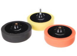 Juego de almohadillas/esponjas pulidoras con portaeje para limpieza de coche CAR DETAILING PAD 3, 3