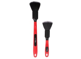 Juego de cepillos de precisión para la limpieza del coche con mango ergonómico CAR DETAILING BRUSH 2
