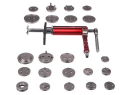 Compresor neumático para pistones de freno MECHANIC BRAKE SET PNEU 23, juego de 23 piezas