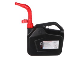 Bidón de plástico para combustible mecánico, 5 l, color negro