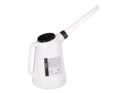 Bidón de plástico para fluidos de operación. Bidón de fluido mecánico de 5 litros.