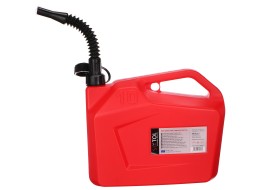 Bidón de plástico para combustible mecánico rojo 10L, color rojo