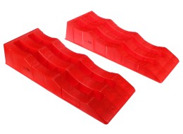 Rampas de acceso para coche MECHANIC CAR RAMP 5T, 2 uds, rojo