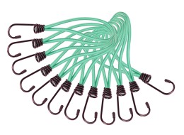 Juego de gomas de sujeción con gancho metálico CARGO CORD SET 1, 21 cm, 12 uds