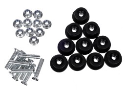 Juego de ganchos con tornillos para fijar red/lona al remolque TRAILER HOOK SET 2, 10 uds