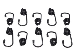 Ganchos para correas de sujeción/gomas elásticas CARGO CORD, simples, 10 unidades - repuesto