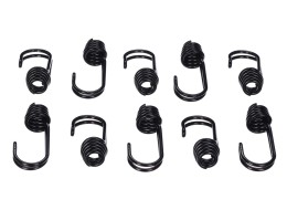 Ganchos para correas de sujeción/gomas elásticas CARGO CORD, dobles, 10 unidades - repuesto