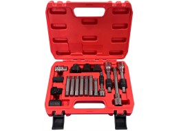 Juego para montaje y desmontaje de poleas de alternador MECHANIC PULLEY SET 2, 18 piezas