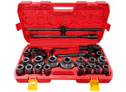Juego de vasos MECHANIC WRENCH SET 3, de uso intensivo, 26 piezas