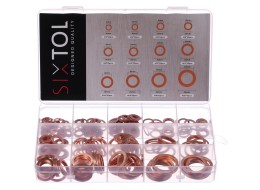 Juego de arandelas de sellado de cobre MECHANIC RING SET 2, M5–M20, 300 piezas