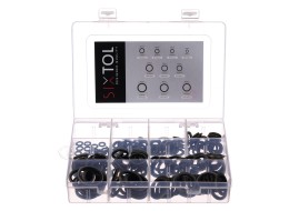 Juego de arandelas de sellado de NBR y acero MECHANIC RING SET 3, M6–M24, 180 piezas