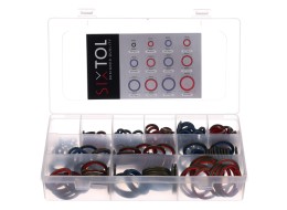 Juego de juntas hidráulicas con labio de goma MECHANIC RING SET 4, 245 uds