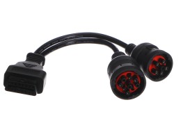 Adaptador OBD-II 9 pines J1939 y 6 pines J1708 MECHANIC CABLE 8
