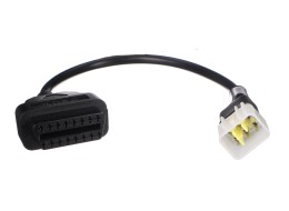 Adaptador OBD-II 6 pines para moto Delphi MECHANIC CABLE 12