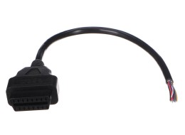 Cable extensible OBD-II hembra de 16 pines terminado en cables de 30 cm MECHANIC CABLE 27