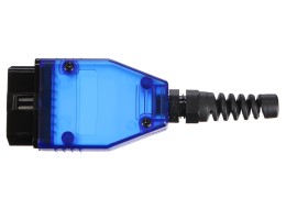 Conector OBD-II de 16 pines para montaje de cable personalizado MECHANIC CABLE 31, azul