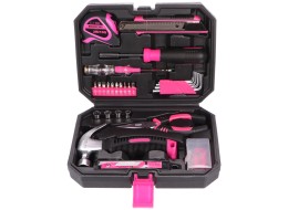 Juego de herramientas HOME PINK 66