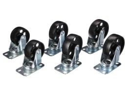 Ruedas giratorias para la grúa de taller MECHANIC CRANE 2T, 6 unidades - repuesto