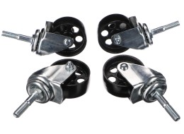 Ruedas giratorias para el gato de transmisión SX TRANSMISSION JACK 0,5T, 4 unidades - repuesto