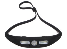 Linterna frontal con banda de goma y sensor HEADLAMP SENSOR 1, 160 lm, XPG LED, COB, USB