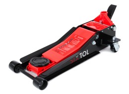 Gato hidráulico móvil de servicio pesado 3 t, perfil bajo, con pedal SX JACK PEDAL 3T BLACK