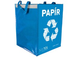 Bolsa para residuos clasificados SORT EASY PAPER, 30x30x40cm, 36l