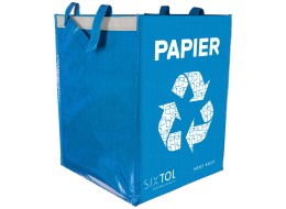Bolsa para reciclaje SORT EASY PAPIER, 30x30x40 cm, 36 l
