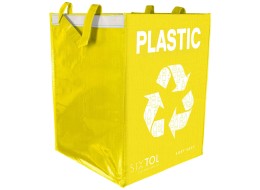 Bolsa para residuos seleccionados SORT EASY PLASTIC EN, 30x30x40 cm, 36 l