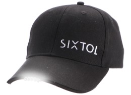 Gorra con luz LED B-CAP 25 lm, recargable, USB, talla única, negra