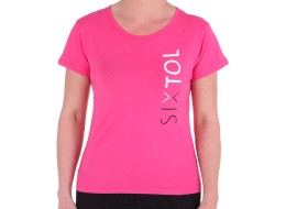CAMISETA DE MUJER, rosa, talla S, 100% algodón