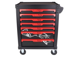 Carro de taller para herramientas MECHANIC TROLLEY KEVIN, 7 cajones