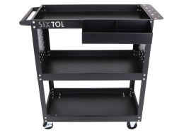 Carro de taller para herramientas MECHANIC TROLLEY ROGER, 3 estantes