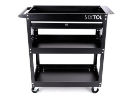 Carro de taller para herramientas MECHANIC TROLLEY ROGER DRAWER, 3 estantes + 1 cajón