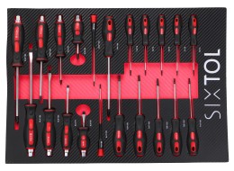 Módulo de herramientas para carro de taller MECHANIC TOOL TRAY 8, 21 piezas